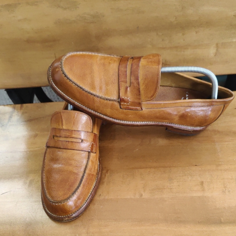 Camerlengo 1948 Heritage Line/Read Last Photo Distressed Look Size 42 Slipons
